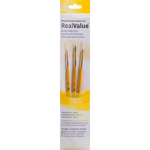 Natural Sable Real Value Brush Set
