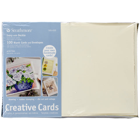 Strathmore Cards & Envelopes 5"X6.875" 100/Pkg