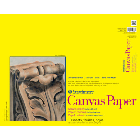 Strathmore Canvas Paper Pad 16"X20"