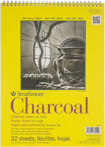 Strathmore Charcoal Spiral Paper Pad 9"X12"