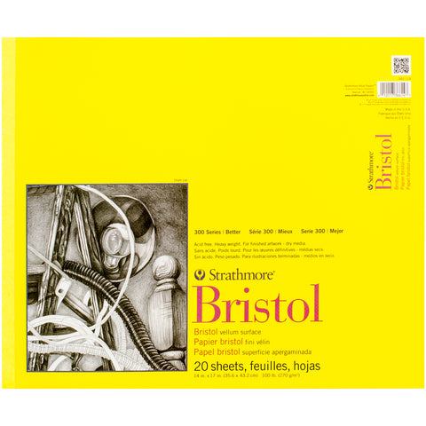 Strathmore Bristol Vellum Paper Pad 14"X17"