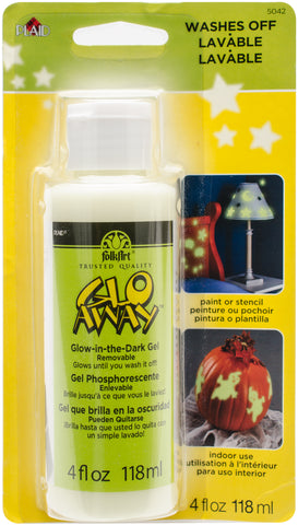 Glo Away Removable Glow-In-The-Dark Paint Carded 4oz