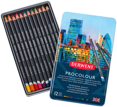 Derwent Procolour Pencils 12/Pkg