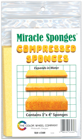Compressed Sponges 4/Pkg
