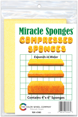 Compressed Sponges 3/Pkg