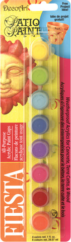 Patio Paint Paint Pots 8/Pkg