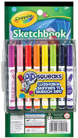 Crayola Pip-Squeaks Skinnies 'n Sketch Set