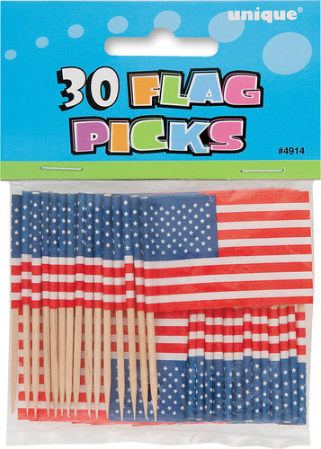 Flag Picks 2.5" 30/Pkg
