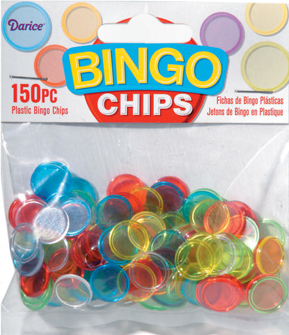 Plastic Bingo Chips 150/Pkg