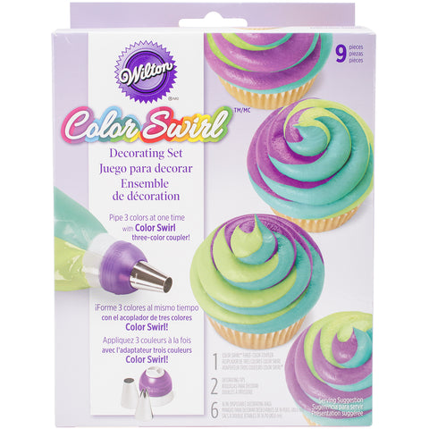 Color Swirl 3-Color Coupler Decorating Set