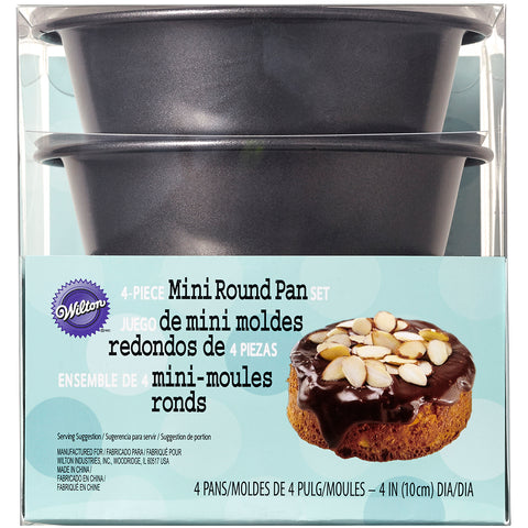 Mini Cake Pans 4/Pkg