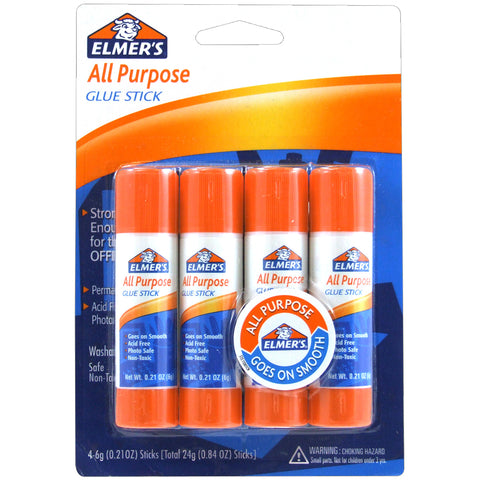 Elmer's All-Purpose Glue Sticks 4/Pkg