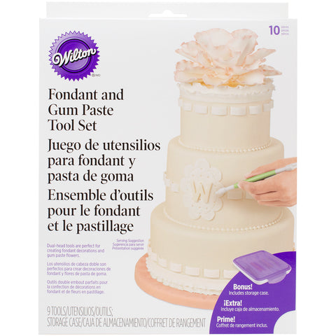 Fondant & Gum Paste Tool Set 9/Pkg
