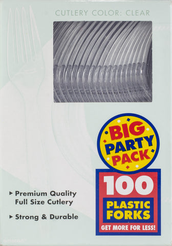 Plastic Forks 100/Pkg