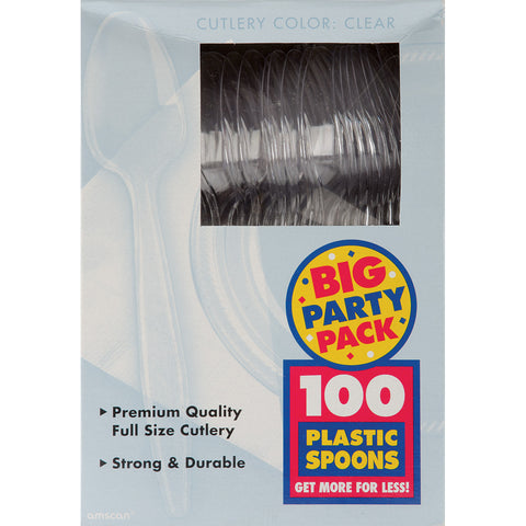 Plastic Spoons 100/Pkg