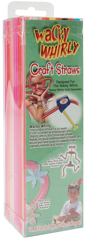 Wacky Whirly Craft Straws 7.75" 100/Pkg