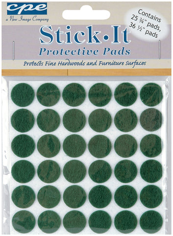 Stick-It Felt Protective Pads 61/Pkg