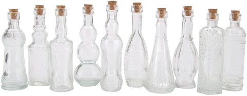 Glass Bottle Assortment 5"