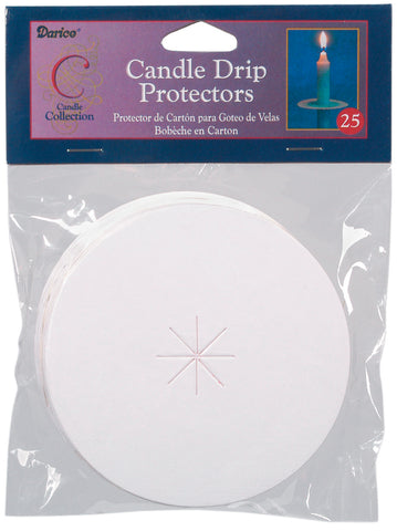 Candle Drip Protectors 3&quot; 25/Pkg