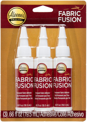 Aleene's Fabric Fusion Permanent Adhesive 3/Pkg