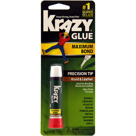 Instant Krazy Glue For Wood & Leather