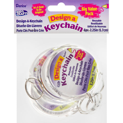 Design-A-Keychain 2.75" 6/Pkg