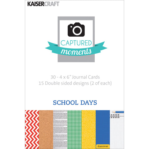 Captured Moments Double-Sided Cards 6&quot;X4&quot; 30/Pkg