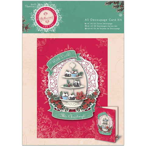 Papermania Bellissima Christmas A5 Decoupage Card Kit