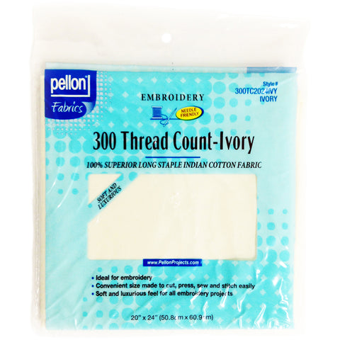 Pellon 300 Thread Count Cotton Fabric For Embroidery
