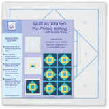 June Tailor Quilt As You Go Printed Quilt Blocks On Batting
