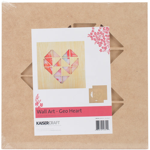 Kaisercraft Beyond The Page MDF Geo Heart Wall Art