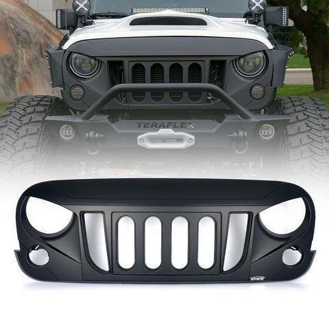 Xprite Transformer Grille without Mesh for Jeep Wrangler 2007-2018