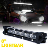 Xprite 8" 30W Ultra Thin Astro Series Flood Beam CREE LED Light Bar