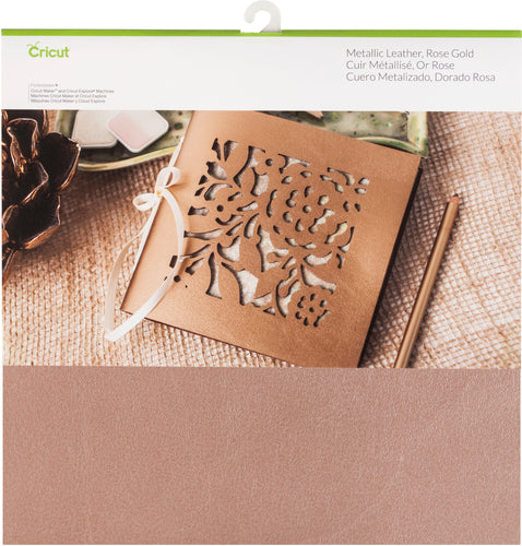 Cricut Maker Soft Metallic Leather 12"X12"