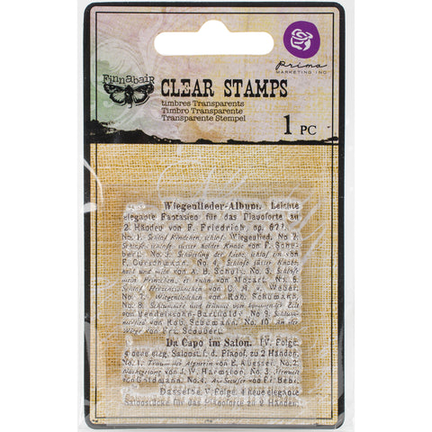 Finnabair Clear Stamp 2.2"X2.5"