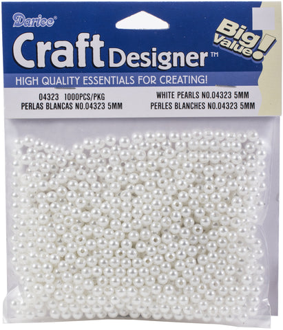 Pearls 5mm 1,000/Pkg