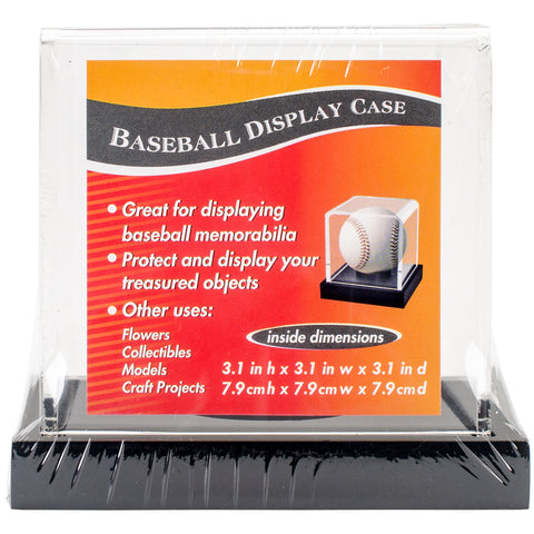 Baseball Acrylic Display Case 3.65&quot;X3.65&quot;X3.5&quot;