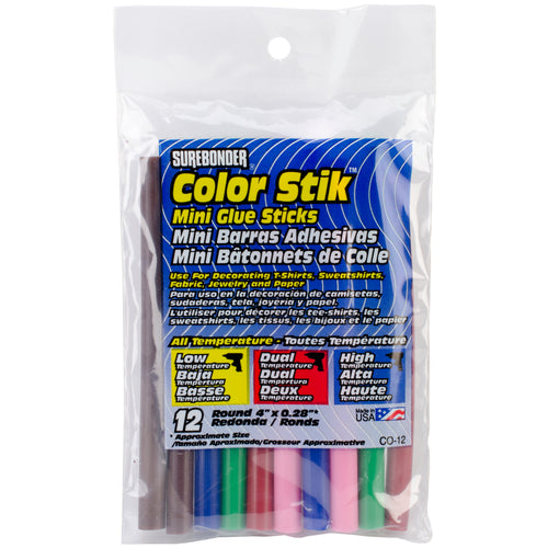 All-Temp Color Stik Mini Glue Sticks