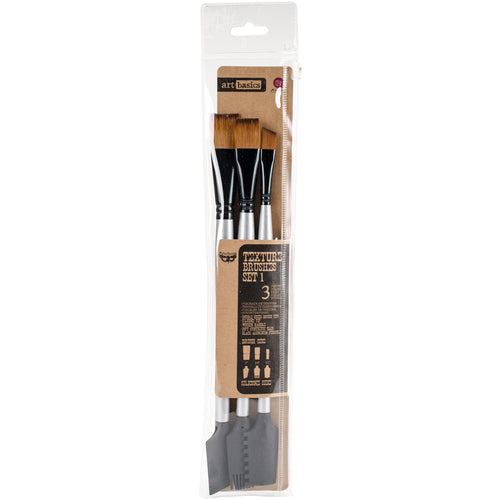 Finnabair Art Basics Double-Ended Brush Set 3/Pkg