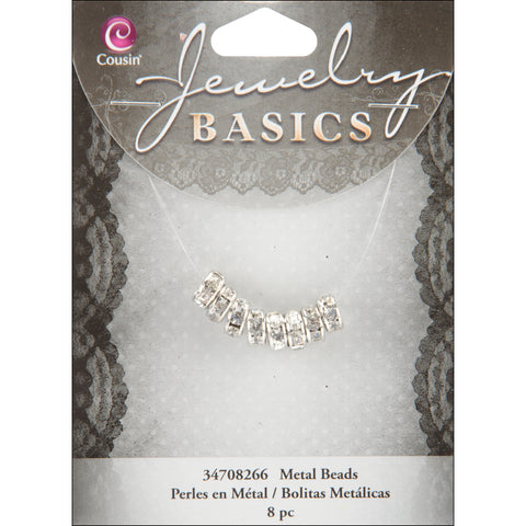 Jewelry Basics Metal Beads 8mm 5/Pkg