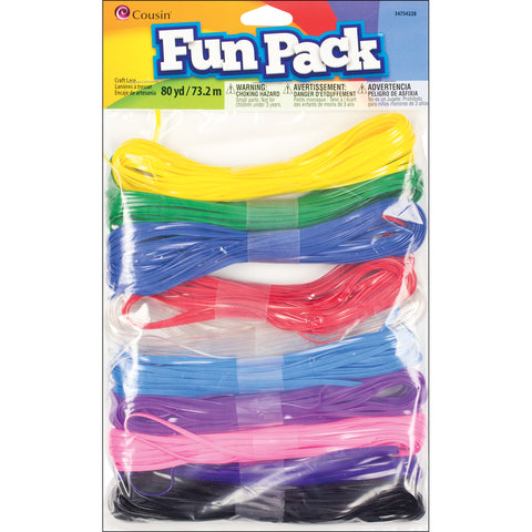 Fun Pack Plastic Craft Lace 80yd