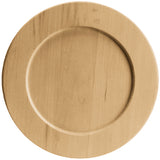 Basswood Round Plate