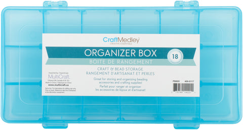 Bead Organizer Box 8.875&quot;X4.25&quot;X1.375&quot;
