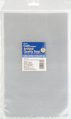 Darice Open Top Plastic Bags 30/Pkg