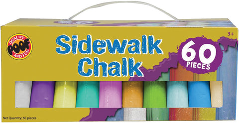 Jumbo Sidewalk Chalk 60/Pkg
