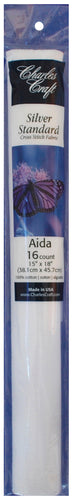 Charles Craft Silver Label Aida 16 Count 15&quot;X18&quot; Soft Tube