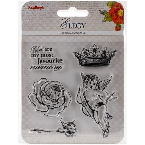 ScrapBerry's Elegy Clear Stamps