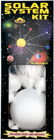 SmoothFoam Solar System Kit W/Paint & Brushes