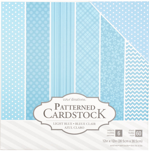 Core'dinations Patterned Cardstock Value Pack 12"X12" 60/Pkg