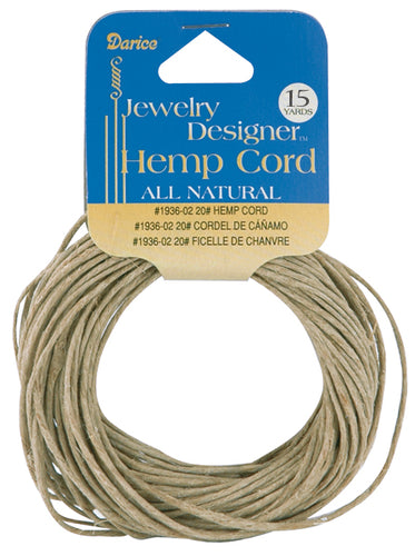 Hemp Cord 20lb 15yd